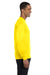 Hanes 5186 Mens Beefy-T Long Sleeve Crewneck T-Shirt Yellow Side
