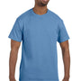 Hanes Mens ComfortSoft Short Sleeve Crewneck T-Shirt - Carolina Blue