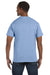 Hanes 5250T Mens ComfortSoft Short Sleeve Crewneck T-Shirt Light Blue Back