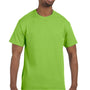 Hanes Mens ComfortSoft Short Sleeve Crewneck T-Shirt - Lime Green