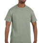 Hanes Mens ComfortSoft Short Sleeve Crewneck T-Shirt - Stonewashed Green