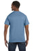 Hanes 5250T Mens ComfortSoft Short Sleeve Crewneck T-Shirt Stonewashed Blue Back