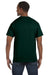 Hanes 5250T Mens ComfortSoft Short Sleeve Crewneck T-Shirt Forest Green Back