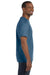 Hanes 5250T Mens ComfortSoft Short Sleeve Crewneck T-Shirt Denim Blue Side