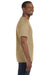 Hanes 5250T Mens ComfortSoft Short Sleeve Crewneck T-Shirt Pebble Brown Side
