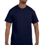 Hanes Mens ComfortSoft Short Sleeve Crewneck T-Shirt - Navy Blue