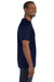 Hanes 5250T Mens ComfortSoft Short Sleeve Crewneck T-Shirt Navy Blue Side