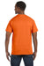 Hanes 5250T Mens ComfortSoft Short Sleeve Crewneck T-Shirt Orange Back