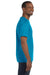 Hanes 5250T Mens ComfortSoft Short Sleeve Crewneck T-Shirt Teal Blue Side