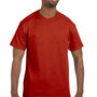 Hanes Mens ComfortSoft Short Sleeve Crewneck T-Shirt - Deep Red