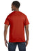 Hanes 5250T Mens ComfortSoft Short Sleeve Crewneck T-Shirt Red Back
