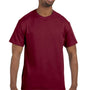 Hanes Mens ComfortSoft Short Sleeve Crewneck T-Shirt - Cardinal Red - Closeout