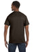 Hanes 5250T Mens ComfortSoft Short Sleeve Crewneck T-Shirt Chocolate Brown Back
