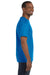 Hanes 5250T Mens ComfortSoft Short Sleeve Crewneck T-Shirt Sapphire Blue Side