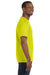 Hanes 5250T Mens ComfortSoft Short Sleeve Crewneck T-Shirt Safety Green Side