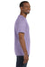 Hanes 5250T Mens ComfortSoft Short Sleeve Crewneck T-Shirt Lavender Purple Side