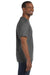 Hanes 5250T Mens ComfortSoft Short Sleeve Crewneck T-Shirt Smoke Grey Side