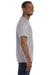 Hanes 5250T Mens ComfortSoft Short Sleeve Crewneck T-Shirt Oxford Grey Side