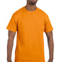 Hanes Mens ComfortSoft Short Sleeve Crewneck T-Shirt - Safety Orange