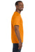 Hanes 5250T Mens ComfortSoft Short Sleeve Crewneck T-Shirt Safety Orange Side