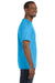 Hanes 5250T Mens ComfortSoft Short Sleeve Crewneck T-Shirt Aquatic Blue Side