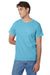 Hanes 5250/5250T Mens ComfortSoft Short Sleeve Crewneck T-Shirt Blue Horizon Front