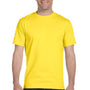 Hanes Mens ComfortSoft Short Sleeve Crewneck T-Shirt - Yellow