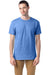 Hanes 5280 Mens ComfortSoft Short Sleeve Crewneck T-Shirt Carolina Blue Front
