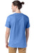Hanes 5280 Mens ComfortSoft Short Sleeve Crewneck T-Shirt Carolina Blue Back