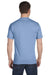 Hanes 5280 Mens ComfortSoft Short Sleeve Crewneck T-Shirt Light Blue Back