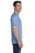 Hanes 5280 Mens ComfortSoft Short Sleeve Crewneck T-Shirt Light Blue Side