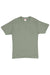 Hanes 5280 Mens ComfortSoft Short Sleeve Crewneck T-Shirt Stonewashed Green Flat Front