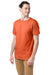 Hanes 5280 Mens ComfortSoft Short Sleeve Crewneck T-Shirt Texas Orange 3Q