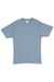 Hanes 5280 Mens ComfortSoft Short Sleeve Crewneck T-Shirt Stonewashed Blue Flat Front