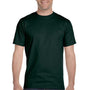 Hanes Mens ComfortSoft Short Sleeve Crewneck T-Shirt - Deep Forest Green