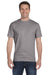 Hanes 5280 Mens ComfortSoft Short Sleeve Crewneck T-Shirt Graphite Grey Front