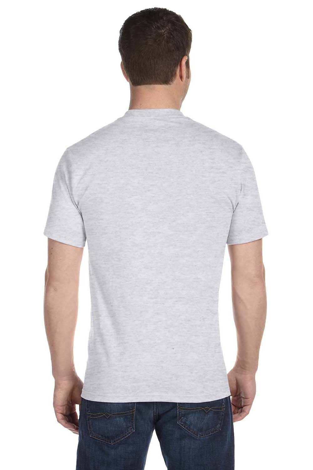 Hanes 5280 Mens ComfortSoft Short Sleeve Crewneck T-Shirt Ash Grey Back