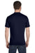 Hanes 5280 Mens ComfortSoft Short Sleeve Crewneck T-Shirt Navy Blue Back
