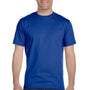 Hanes Mens ComfortSoft Short Sleeve Crewneck T-Shirt - Deep Royal Blue