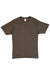 Hanes 5280 Mens ComfortSoft Short Sleeve Crewneck T-Shirt Dark Chocolate Brown Flat Front