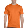 Hanes Mens ComfortSoft Short Sleeve Crewneck T-Shirt - Safety Orange