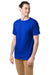 Hanes 5280 Mens ComfortSoft Short Sleeve Crewneck T-Shirt Athletic Royal Blue 3Q