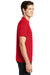 Hanes Mens ComfortSoft Short Sleeve Crewneck T-Shirt Athletic Red Side