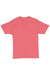 Hanes 5280 Mens ComfortSoft Short Sleeve Crewneck T-Shirt Charisma Coral Flat Front