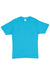 Hanes 5280 Mens ComfortSoft Short Sleeve Crewneck T-Shirt Blue Horizon Flat Front