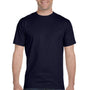 Hanes Mens ComfortSoft Short Sleeve Crewneck T-Shirt - Athletic Navy Blue