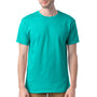 Hanes Mens ComfortSoft Short Sleeve Crewneck T-Shirt - Athletic Teal Green
