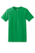 Hanes 5280 Mens ComfortSoft Short Sleeve Crewneck T-Shirt Kelly Green Flat Front