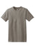 Hanes Mens ComfortSoft Short Sleeve Crewneck T-Shirt Oxford Gray Flat Front