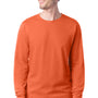 Hanes Mens ComfortSoft Long Sleeve Crewneck T-Shirt - Texas Orange